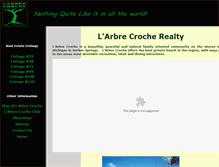 Tablet Screenshot of larbrecrocherealty.com